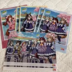 ウマ娘 クリアファイル 4種8枚セット　ファミマ