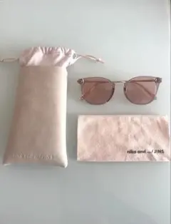 【JINS(ジンズ)】コラボメタルブリッジコンビサングラス　ピンク