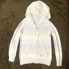 【新品未使用】gelato pique フード付きジップアップルームウェア