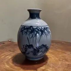 レトロ　時代物　染付 徳利 陶器 和食器 花瓶