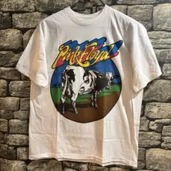 限定セール　PINK FLOYD 名盤　牛　Tシャツピンク・フロイド PINK FLOYD ピンクフロイド Tシャツ USA製 ホワイト Lサイズ