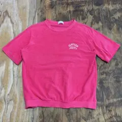 Jantzen ワッフルカットソー ピンク ラグラン サーマル vintageのサムネイル
