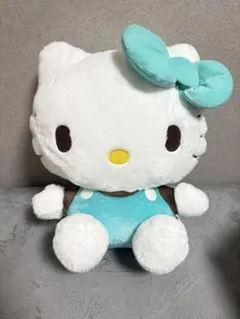 ハローキティ ぬいぐるみ リボン付き　ミントグリーン