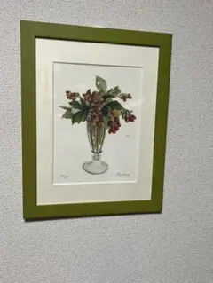 ☆人気作家 橋本不二子 額装 lilac perfume 絵画 ライラック - メルカリ