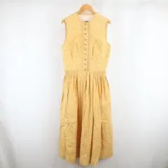 美品 オーストリア製 SALZBUGE RDIRNDL 花柄 フレア ワンピース