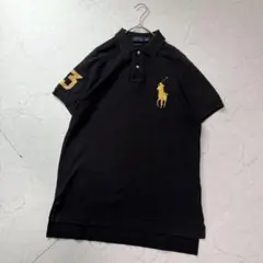 Polo By Ralph Lauren ビックポニー ポロシャツ y2k 黒 - メルカリ