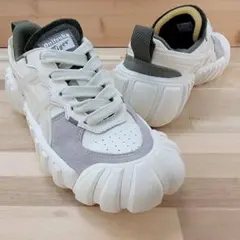 オニツカタイガー デンティグレ エルエス クリーム/カーキ 23.5センチ