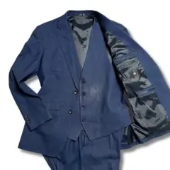 極美品✨スーツセレクト セットアップ 3ピース スーツ 4S XL 大きいサイズ