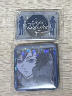 鬼滅の刃 モクテル バー 冨岡義勇 ロト 新規イラスト缶バッジ アクリルチャーム