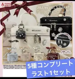 ジルスチュアート　ミニブローチバニティキーホルダー　5種　コンプリート　ガチャ