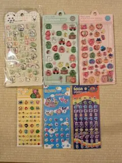 たまごっち シール 묶음 판매 ぷっくり 立体シール ６枚セット