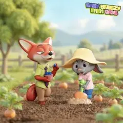 52TOYS ズートピア ベストパートナー フィギュア ニック ジュディ