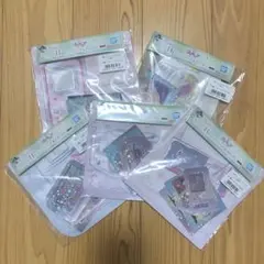 プリキュア一番くじH賞 ジッパーバッグ＆ステッカー全5種新品未開封匿名配送