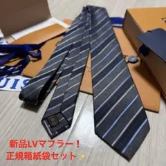 新品❗️箱紙袋セット✨LOUIS VUITTON ヴィトンネクタイ　LVネクタイのサムネイル
