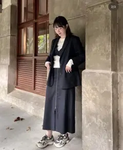 JOURNAL STANDARD TW ZIP オーバースカート ロングスカート