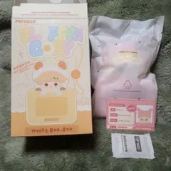 【正規品】POPBEAN FLUFFY&COZYカードホルダーキーチャーム