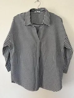 Honeys グラシア　 ギンガムチェック　ブラウス　L