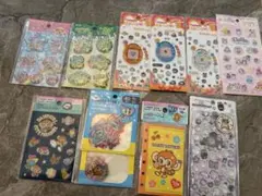 光るジュエルドロップ♡セリアシールまとめ売り