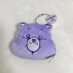 ケアベア マスコットキーホルダー 紫