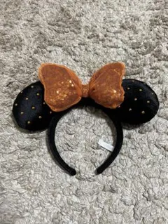 ディズニーカチューシャ 黒とオレンジ