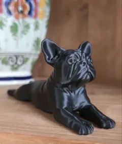 フレンチブルドッグ 置物 インテリア ブラック