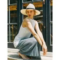 エイミーイストワール eimy istoire テクスチャーパターンニットタンク