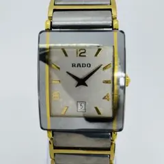 未使用品 RADO ラドー 高級スイス製ブレス型クォーツ時計 80s 電池交換