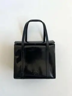 PRADA PATENT LEATHER SQUARE BOX BAG
