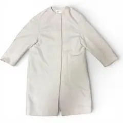 FRAYI.D フレイアイディ　ノーカラー　ロングコート　シンプル　FREE