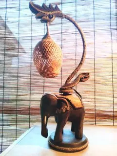 希少 インド伝統工芸 ドクラ 真鍮 象の置物（お香立て・キャンドルスタンド） 希少 インド伝統工芸 ドクラ 真鍮 象の置物（お香立て・キャンドル