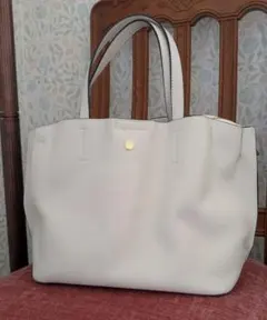 LEGATO LARGO 白トートバッグ