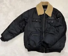 最終価格 Sean John 刺繍ミリタリーダウンジャケット ブラック