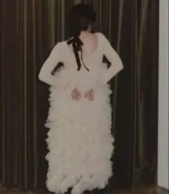 新品未使用　notre emor ruffle tulle dress