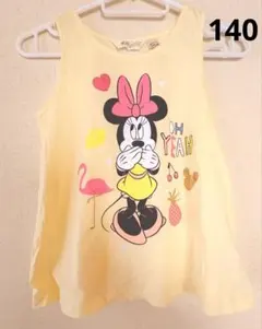 H&M タンクトップ　サイズ140 ミニー　ノースリーブ