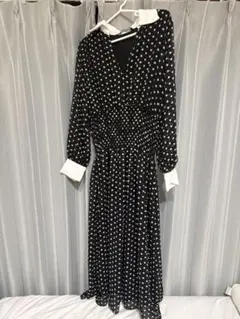 ZARA ドット柄 ワンピース
