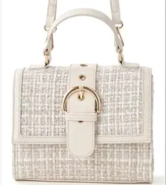 GRL 2Wayチェックメレザースクエアショルダーバッグ［tr358a］