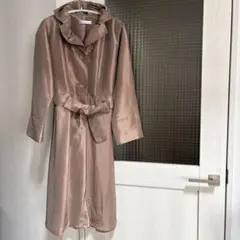 G INTERNATIONAL スプリングコート 光沢感　結婚式　ドレスにも