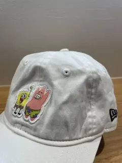 ニューエラ スポンジボブ キャップ 9TWENTY ホワイト 白