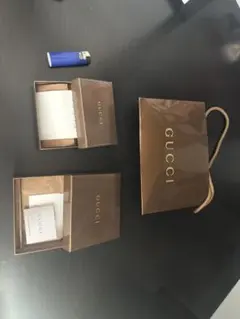 グッチ　GUCCI 空箱（財布、小銭入れ）　手提げ袋