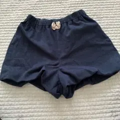 conocoネイビー ハーフパンツ リボン付き 100cm