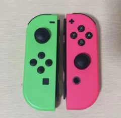 ジョイコン　ネオングリーン×ネオンピンク スプラトゥーン