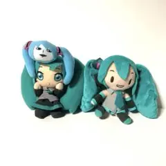 初音ミク 顔文字 かおもじネコ 歌姫 マスコット ぬいぐるみ - メルカリ