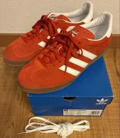 adidas Gazelle Indoor オレンジ/ホワイト　27.5cm
