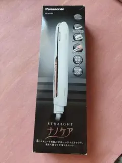 値下『美品』取説Panasonic ナノケアストレートヘアアイロンEH-HS9A
