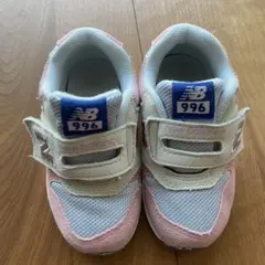 new balance 996 スニーカー　13.5cm ピンク　グレー