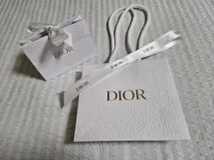 Dior ホワイト　ギフト袋　2点セット