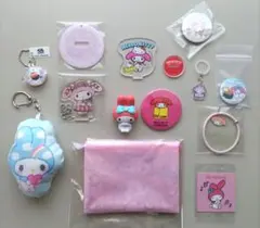 10点セット／MY MELODY／フィギュア／マスコット／アクスタ／バッジ／小物