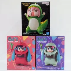 ぼっち・ざ・ろっく！鎮座獣 ガンダム45周年×初音ミク フィギュア 3種セットのサムネイル