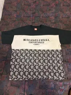 DC SHOECOUSA Tシャツ ペイズリー柄