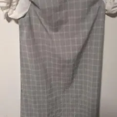 olive de OLIVEm グレー チェック柄 Mサイズ